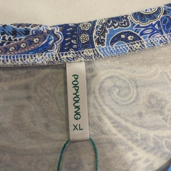 POPYOUNG Women's
Summer Short Sleeve T-Shirt
Casual Crewneck Tunic Top XL - Picture 7 of 8